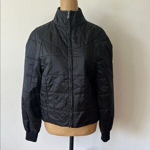 Apiece Apart sz M Black Quilted Women's Jacket, black great condition